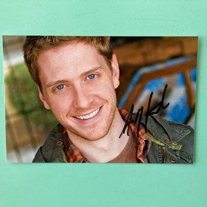 Andy Kelso Signed 4”X6” Photo Broadway Charlie In Kinky Boots / Sky In Mamma Mia